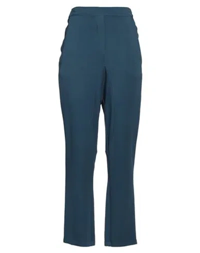 Alessia Santi Woman Pants Slate Blue Size 6 Viscose, Elastane