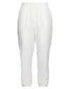 Alessia Santi Woman Pants White Size 10 Cotton