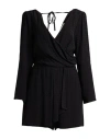 Alessia Santi Woman Playsuit Black Size 6 Viscose In Black