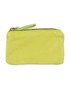 Alessia Santi Woman Pouch Lime Green Size - Sheepskin