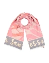Alessia Santi Woman Scarf Fuchsia Size - Cotton, Modal, Metallic Fiber In Pink