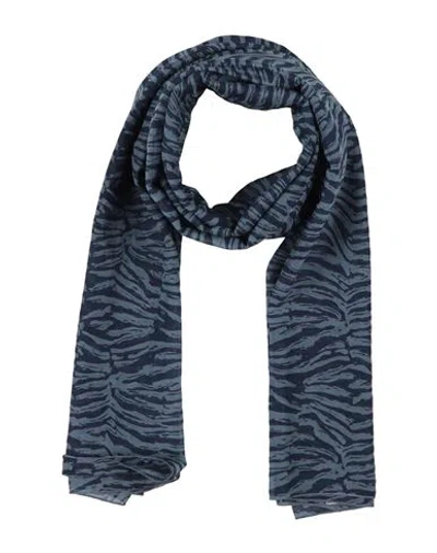 Alessia Santi Woman Scarf Grey Size - Cotton, Silk In Gray