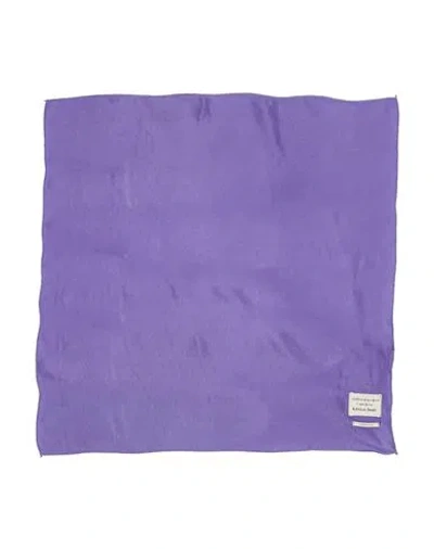 Alessia Santi Woman Scarf Purple Size - Viscose, Cupro
