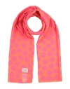 Alessia Santi Woman Scarf Salmon Pink Size - Cotton, Silk