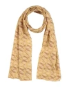 Alessia Santi Woman Scarf Sand Size - Cotton, Silk In Beige