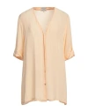 Alessia Santi Woman Shirt Apricot Size 12 Viscose In Orange