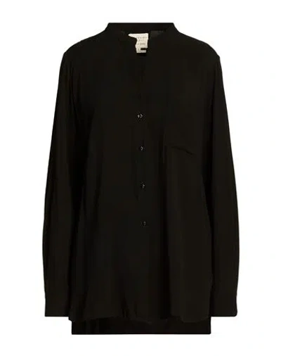 Alessia Santi Woman Shirt Black Size 8 Viscose