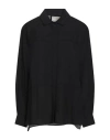 Alessia Santi Woman Shirt Black Size 8 Viscose, Linen In Black