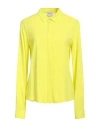 Alessia Santi Woman Shirt Lime Green Size 6 Viscose In Green