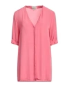 Alessia Santi Woman Shirt Magenta Size 4 Viscose