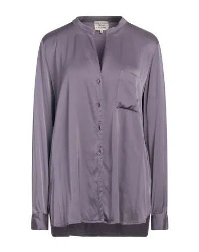 Alessia Santi Woman Shirt Mauve Size 4 Viscose, Elastane In Purple