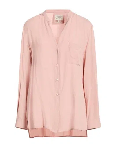 Alessia Santi Woman Shirt Pink Size 8 Viscose