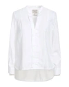 Alessia Santi Woman Shirt White Size 10 Cotton