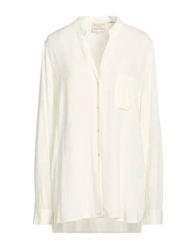Alessia Santi Woman Shirt White Size 10 Viscose