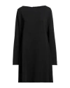 Alessia Santi Woman Short Dress Black Size 14 Viscose, Elastane In Black