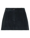 Alessia Santi Woman Shorts & Bermuda Shorts Midnight Blue Size 6 Cotton, Linen In Blue