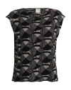 Alessia Santi Woman Sweater Black Size 3 Cotton, Viscose, Polyester In Black