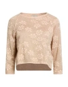 Alessia Santi Woman Sweater Blush Size 3 Cotton, Viscose, Polyester In Pink
