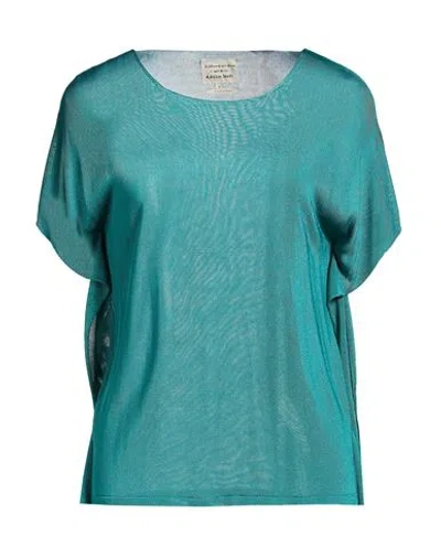 Alessia Santi Woman Sweater Emerald Green Size 1 Textile Fibers