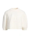 Alessia Santi Woman Sweater Ivory Size 3 Polyamide, Viscose, Wool, Cashmere In White