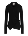 Alessia Santi Woman T-shirt Black Size 4 Polyester, Viscose, Elastane In Black