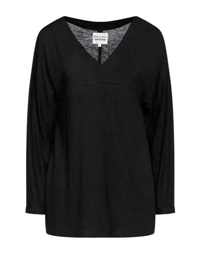 Alessia Santi Woman T-shirt Steel Grey Size 4 Linen