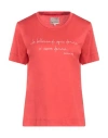 Alessia Santi Woman T-shirt Coral Size 3 Cotton In Red