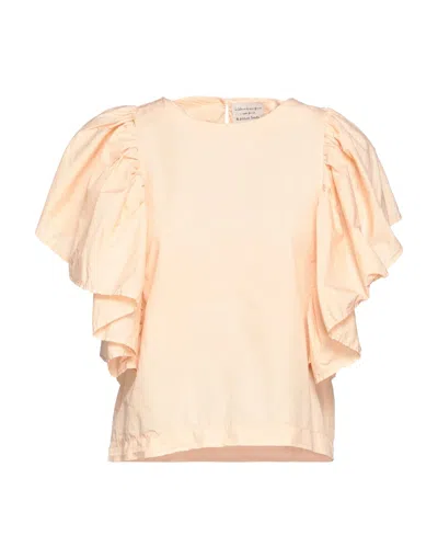 Alessia Santi Woman Top Apricot Size 6 Cotton In Orange