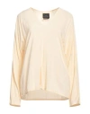 Alessia Santi Woman Blouse Beige Size 6 Viscose In Beige
