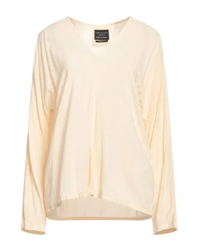 Alessia Santi Woman Blouse Beige Size 6 Viscose