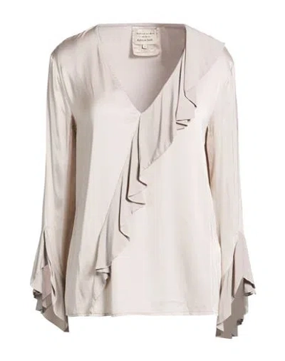Alessia Santi Woman Top Beige Size 6 Viscose, Elastane In Neutral