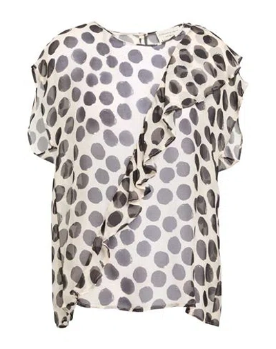 Alessia Santi Woman Top Beige Size 6 Viscose, Silk In Sand