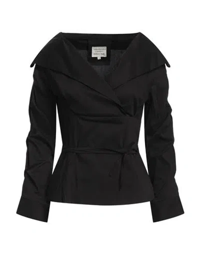 Alessia Santi Woman Top Black Size 8 Cotton, Polyamide, Elastane