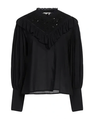 Alessia Santi Woman Top Black Size 10 Viscose