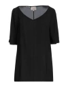 Alessia Santi Woman Top Black Size 12 Viscose