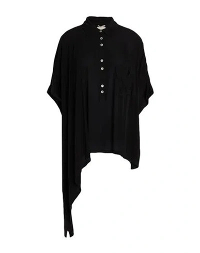 Alessia Santi Woman Top Black Size 12 Viscose