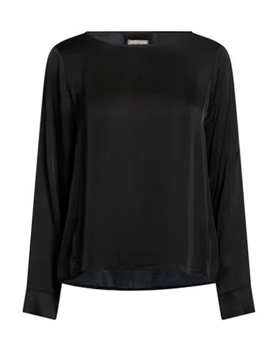 Alessia Santi Woman Top Black Size 12 Viscose