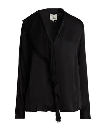 Alessia Santi Woman Top Black Size 4 Viscose