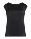Alessia Santi Woman Top Black Size 6 Viscose, Elastane