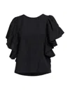 Alessia Santi Blouses In Black