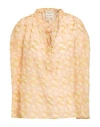 Alessia Santi Woman Top Blush Size 10 Cotton, Silk In Pink