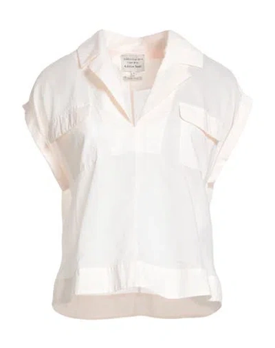 Alessia Santi Woman Top Blush Size 6 Cotton In White