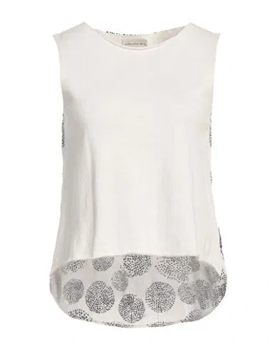 Alessia Santi Woman Top Cream Size 2 Cotton In White
