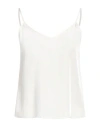 Alessia Santi Woman Top Cream Size 8 Viscose, Cupro In White