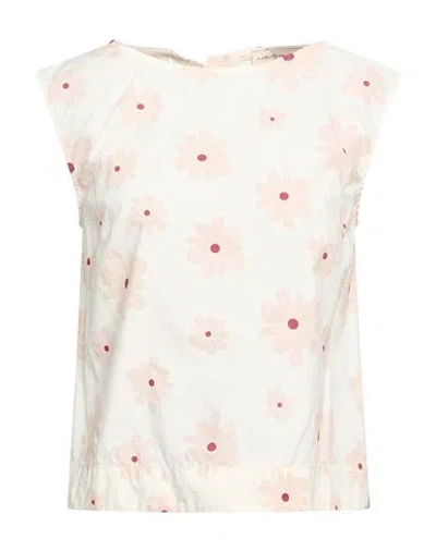 Alessia Santi Woman Top Cream Size 4 Cotton In White