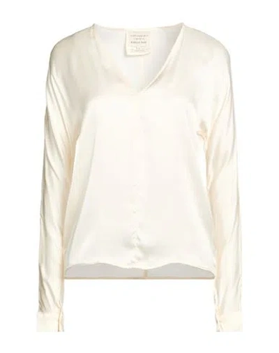 Alessia Santi Woman Top Cream Size 6 Viscose In White