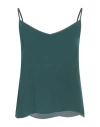 Alessia Santi Woman Top Emerald Green Size 4 Viscose, Cupro In Green
