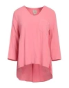 Alessia Santi Woman Top Fuchsia Size 2 Viscose, Cupro In Pink