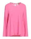 Alessia Santi Woman Top Fuchsia Size 6 Viscose In Pink