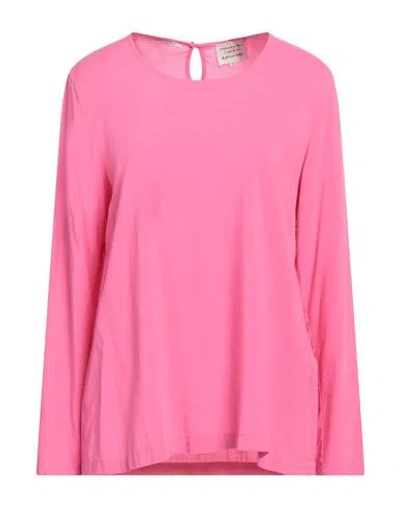 Alessia Santi Woman Top Fuchsia Size 6 Viscose In Pink